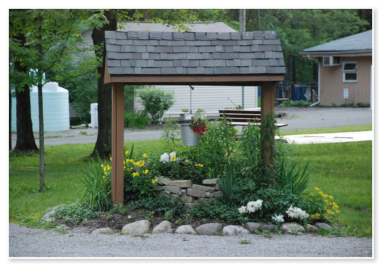 wishing well on our property