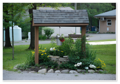 wishing well at green valley campground